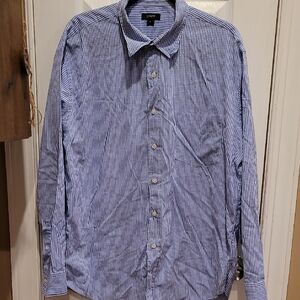 J. Crew Blue Checkered Men's Shirt